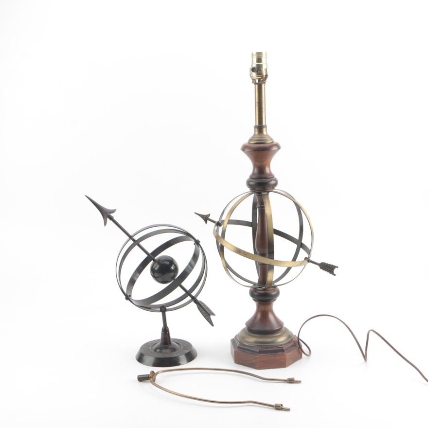 Armillary Sphere and Lamp
