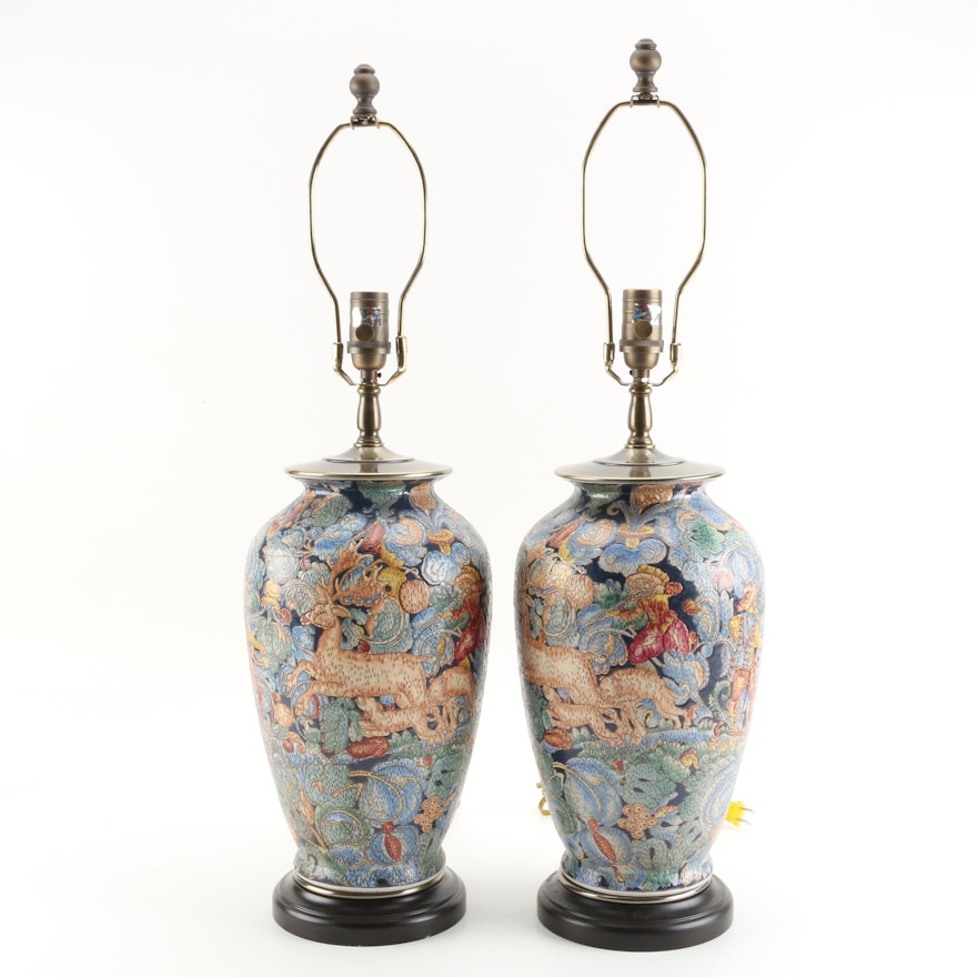 Chinese Ceramic Table Lamps