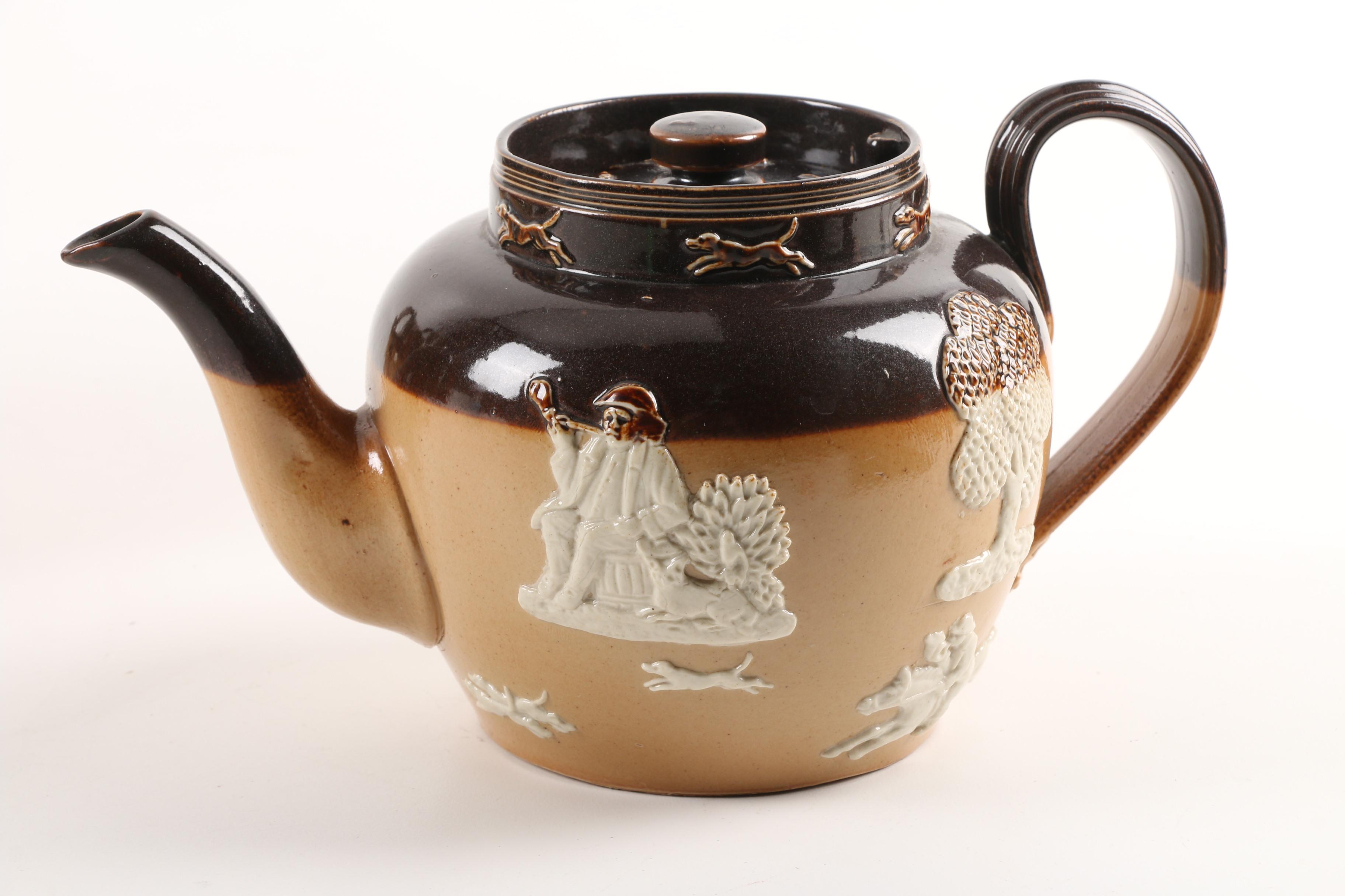 Royal Doulton Salt Glazed Stoneware Jugs and Teapot ca. 1902-22