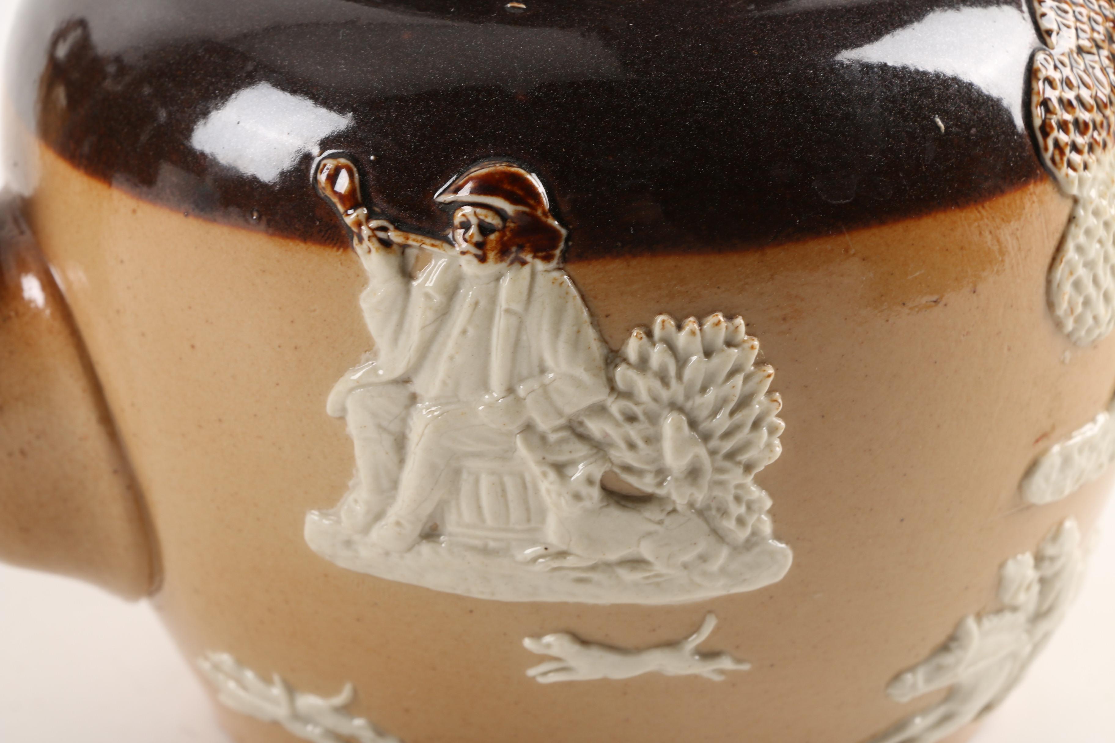 Royal Doulton Salt Glazed Stoneware Jugs and Teapot ca. 1902-22