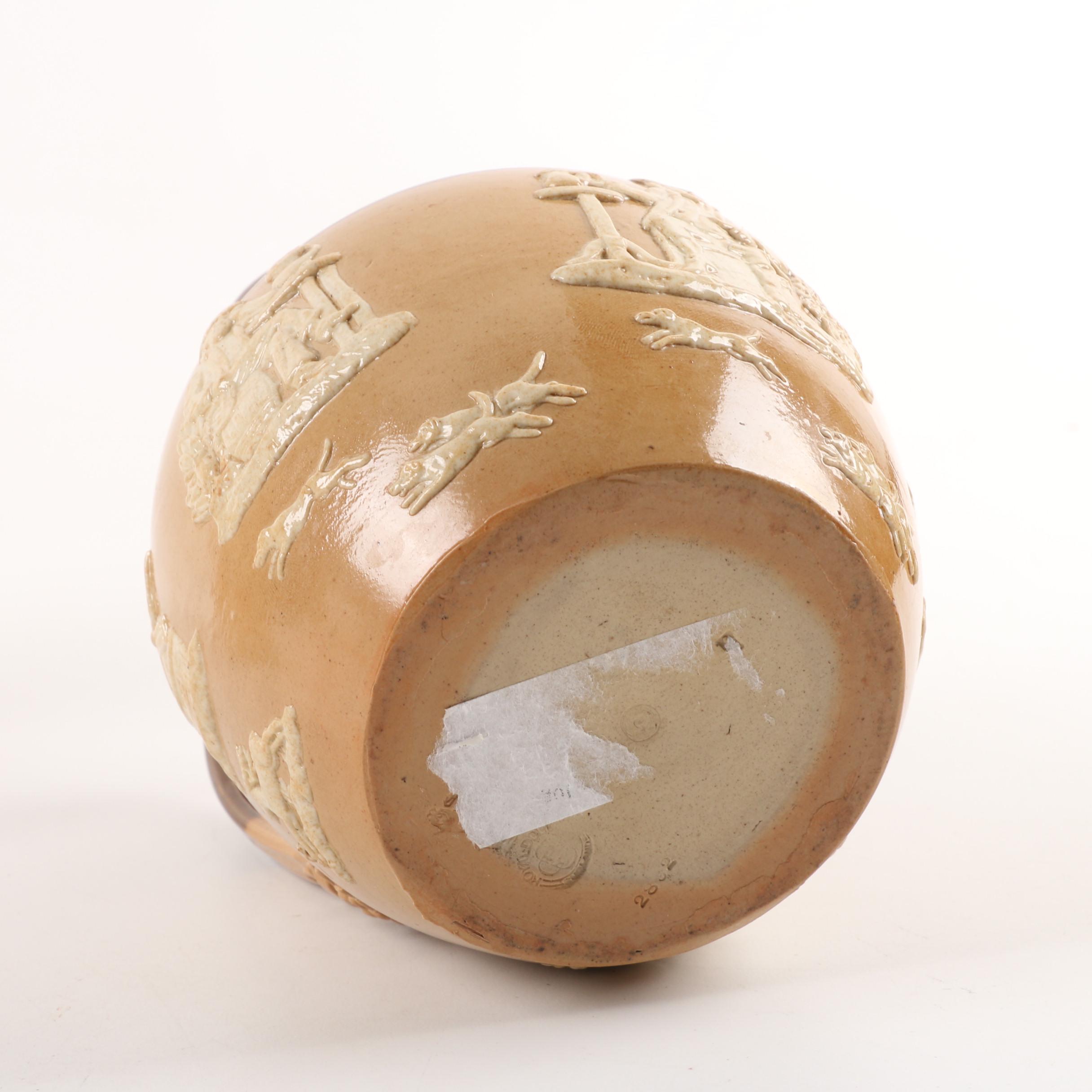 Royal Doulton Salt Glazed Stoneware Jugs and Teapot ca. 1902-22