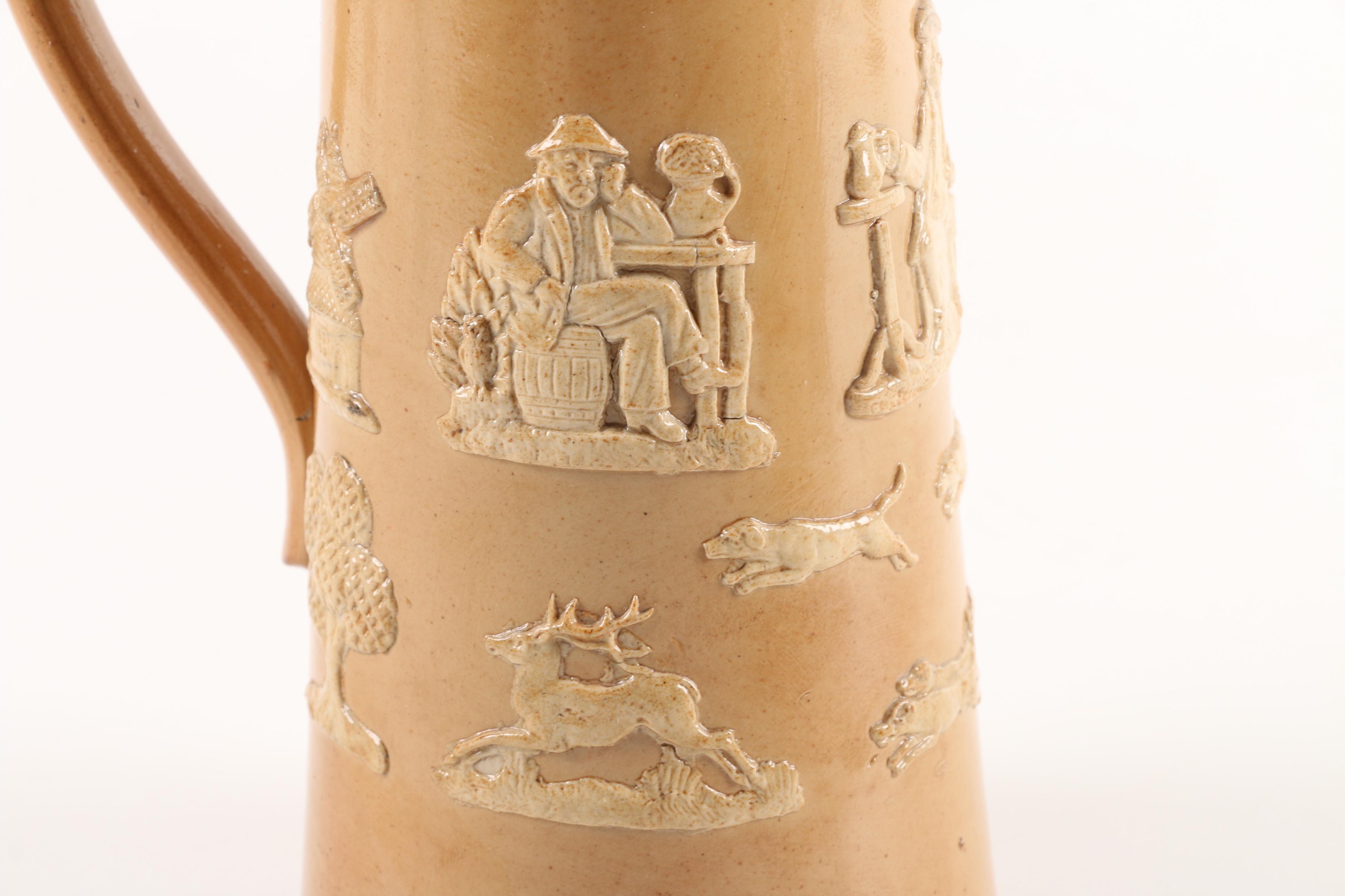 Royal Doulton Salt Glazed Stoneware Jugs and Teapot ca. 1902-22