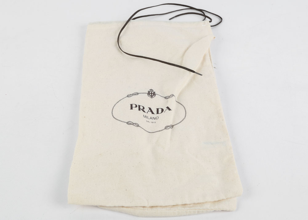 Prada Mustard Leather and Woven Cane Open-Toe Wedges