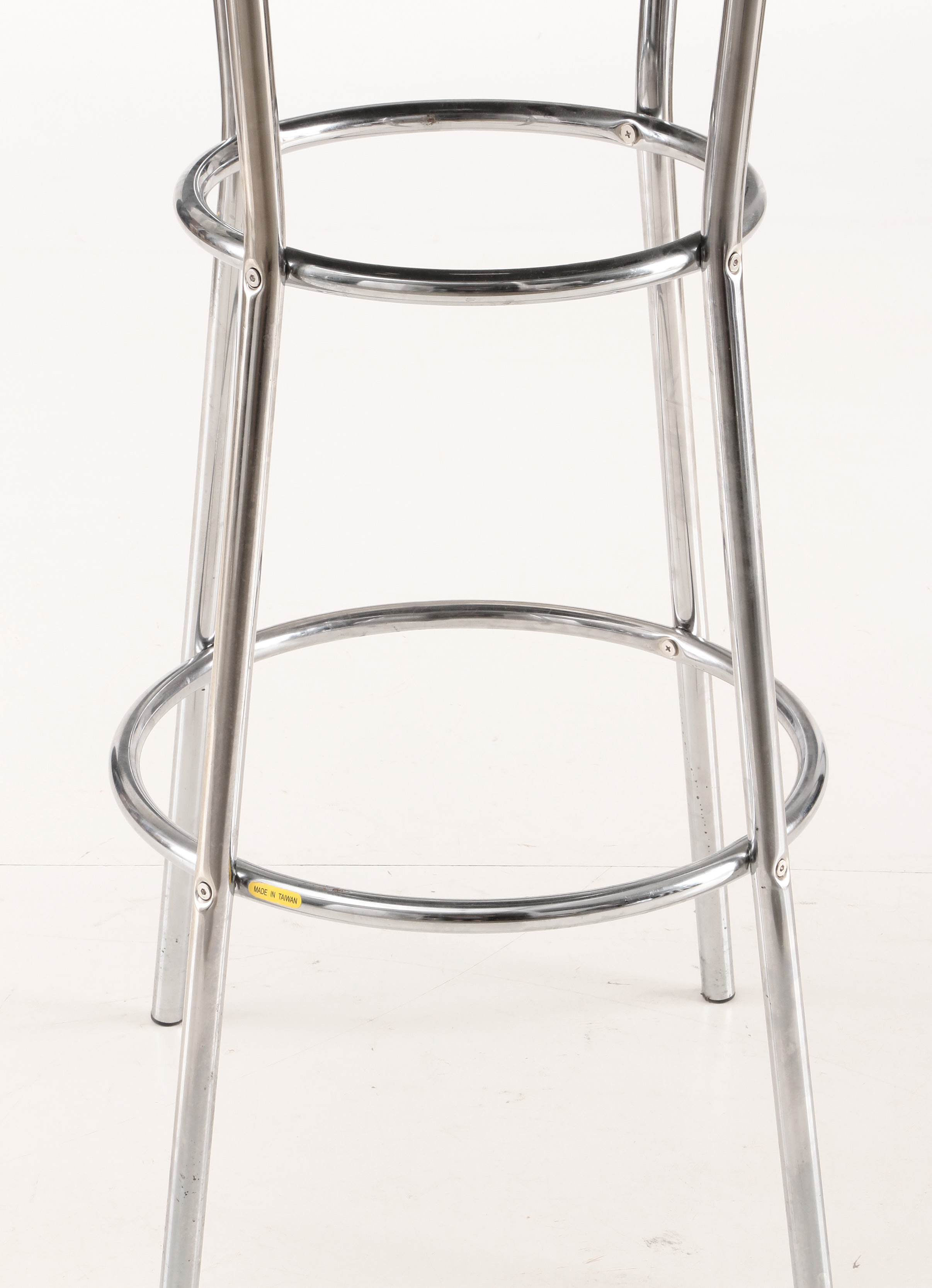 Retro Chrome High Top Table with Swivel Stools