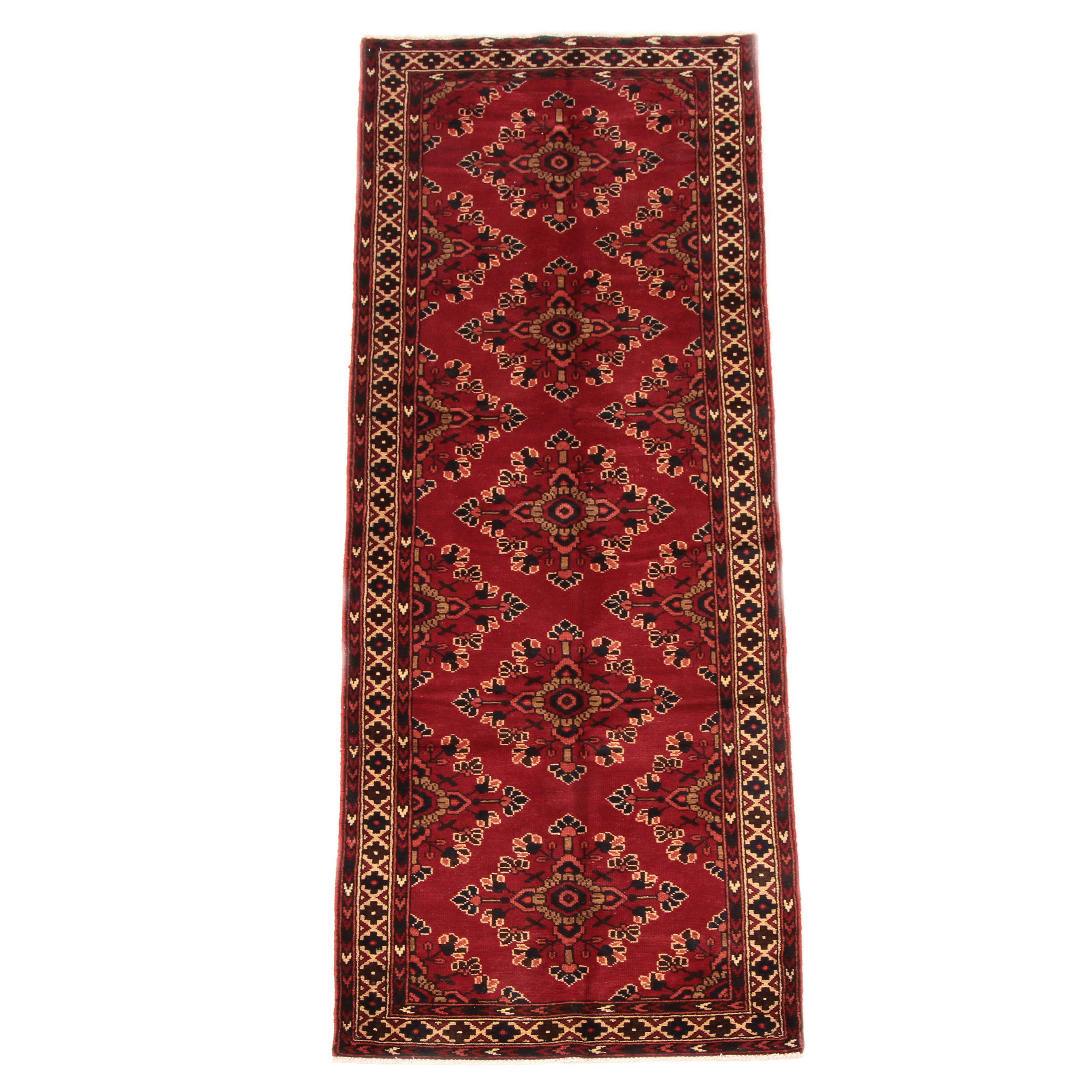 Hand-knotted Persian Carpet Runner