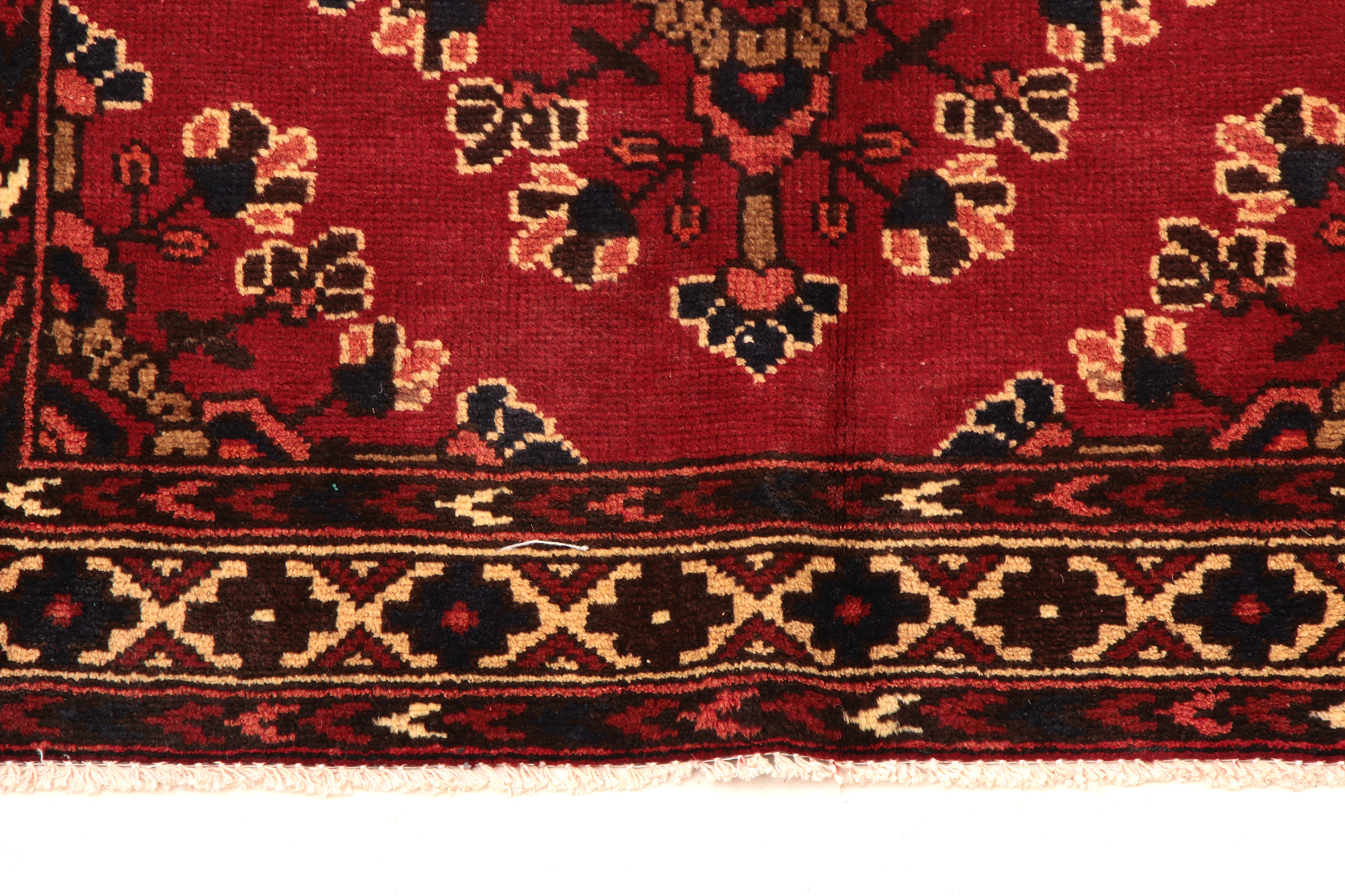 Hand-knotted Persian Carpet Runner