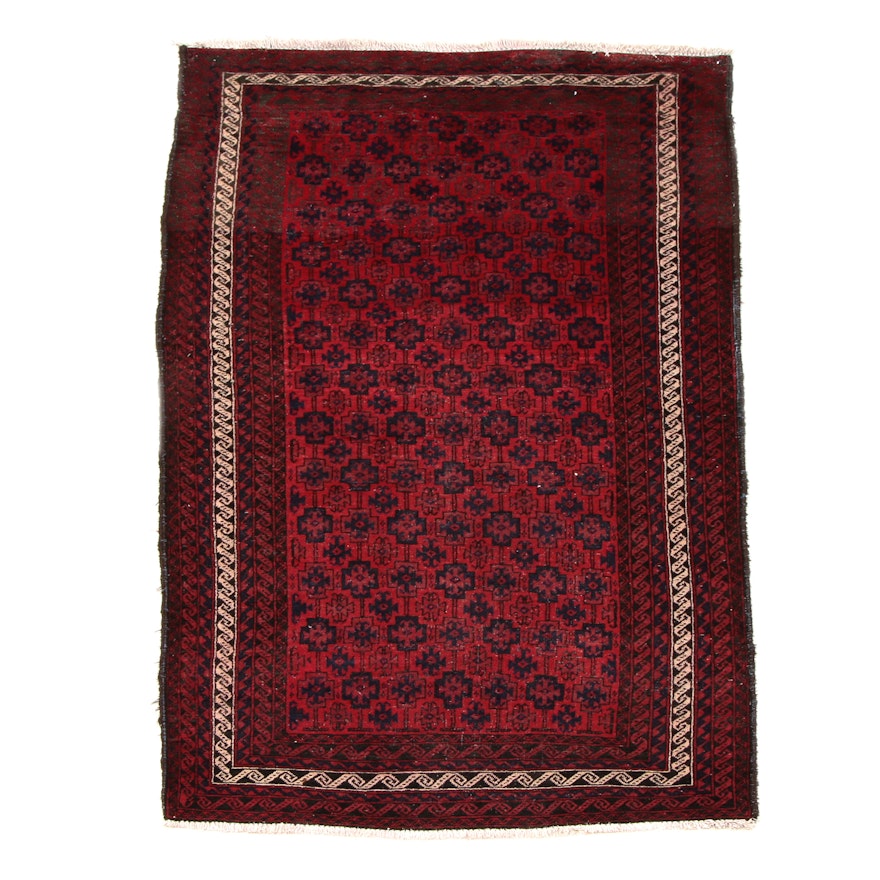 Hand-Knotted Baluch Long Rug
