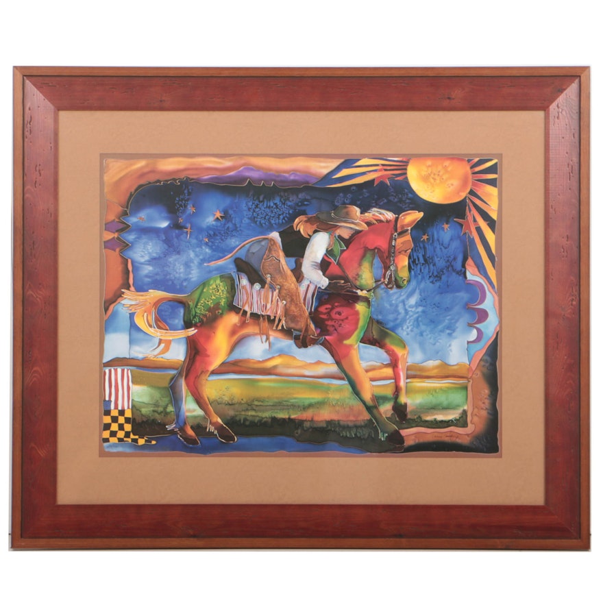 Nancy Cawdrey Limited Edition Offset Lithograph "Horse Whisperer"