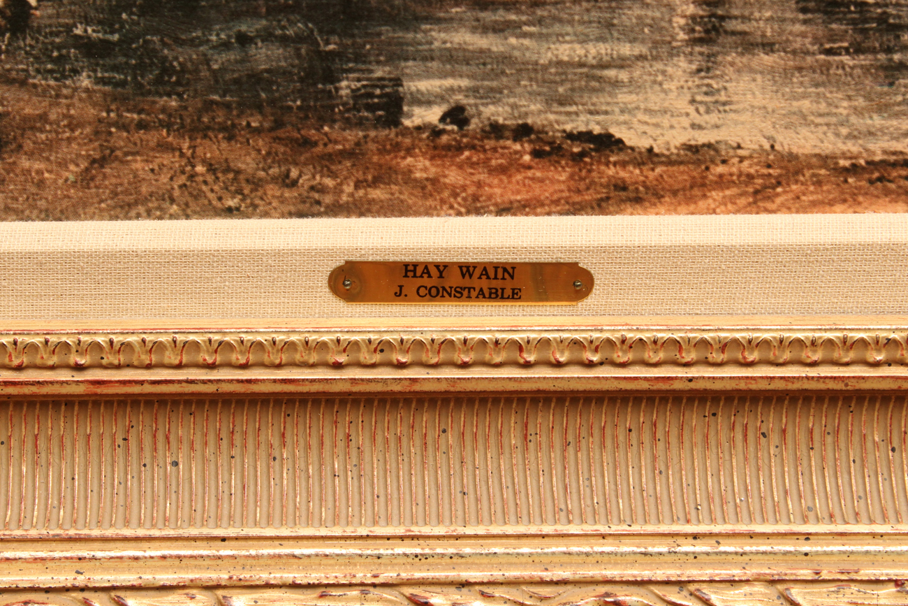 Reproduction Print After J. Constable "Hay Wain"