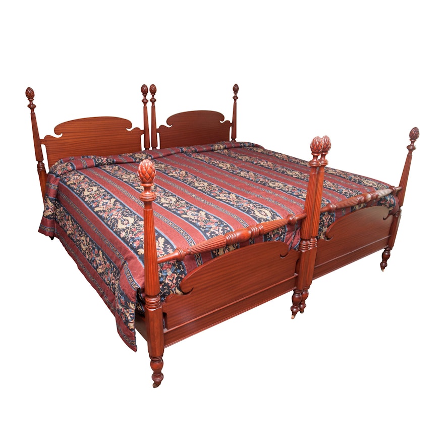 Vintage Mahogany Twin Bed Frames