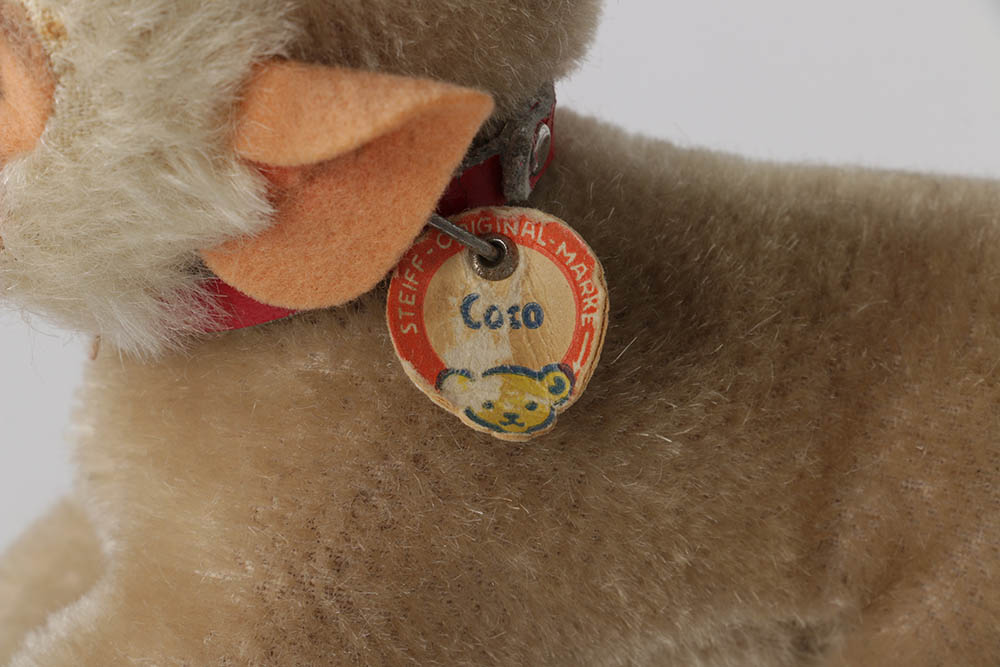 Vintage Steiff "Coco" Baboon and R. Dakin Leopard Stuffed Animals