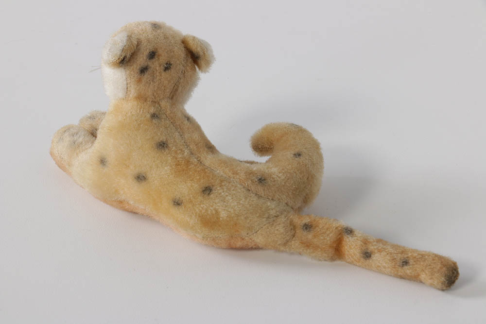 Vintage Steiff "Coco" Baboon and R. Dakin Leopard Stuffed Animals