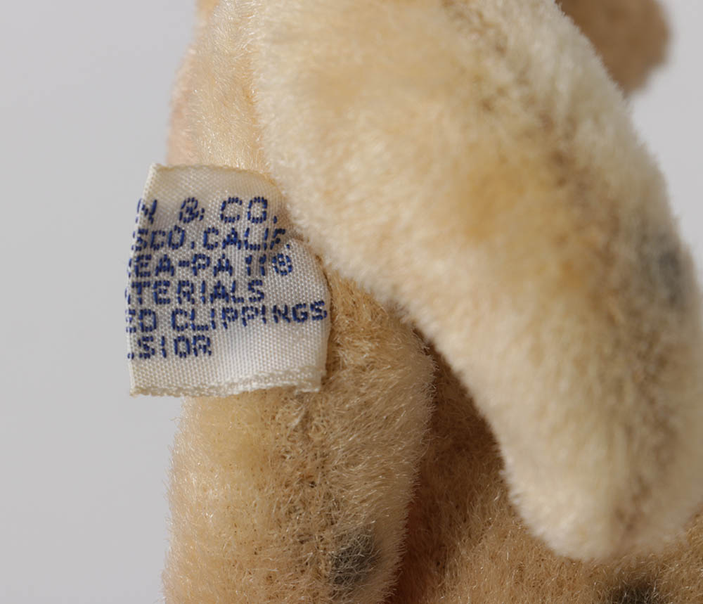 Vintage Steiff "Coco" Baboon and R. Dakin Leopard Stuffed Animals