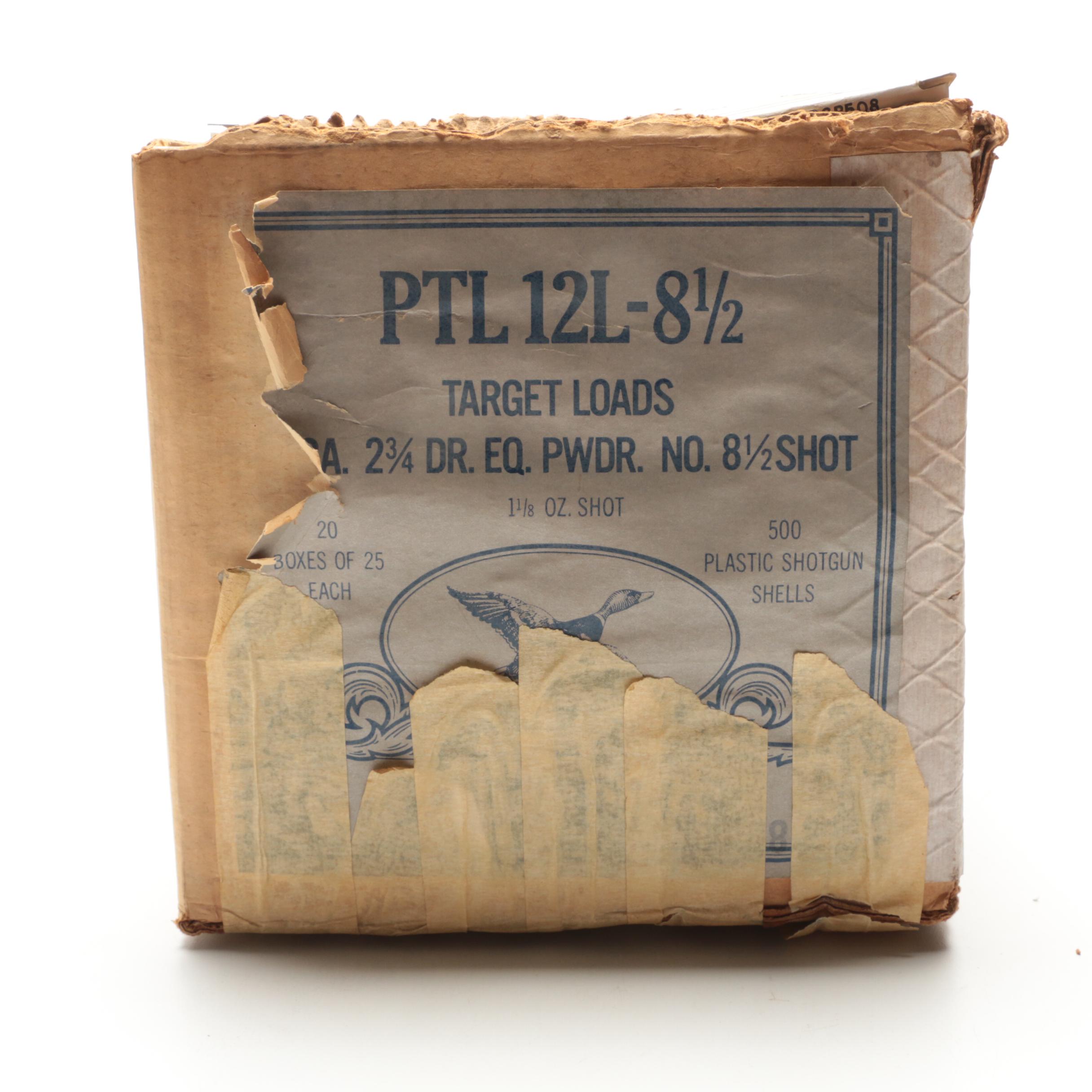 Box of Empty Peters "Blue Magic" Shotgun Shell Boxes