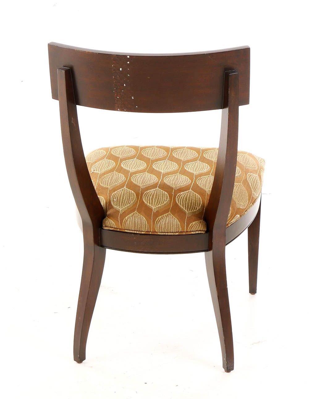Ethan Allen Upholstered "Klismos" Dining Chairs