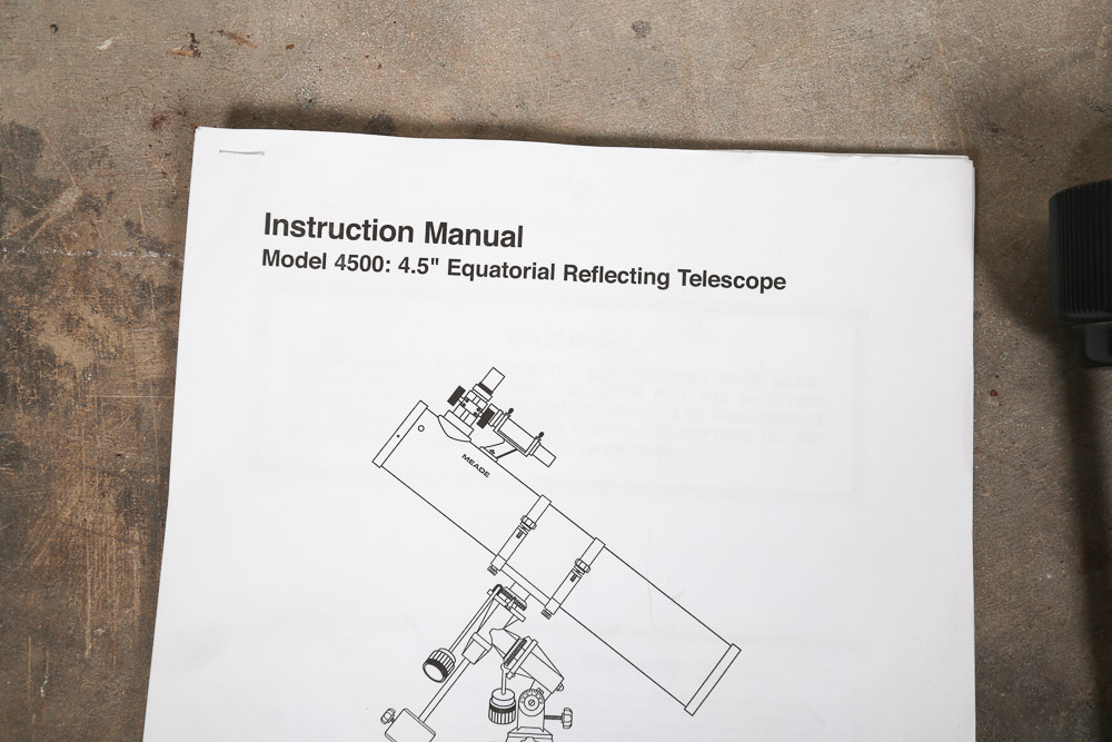 Meade Model 4500 Telescope and Tripod