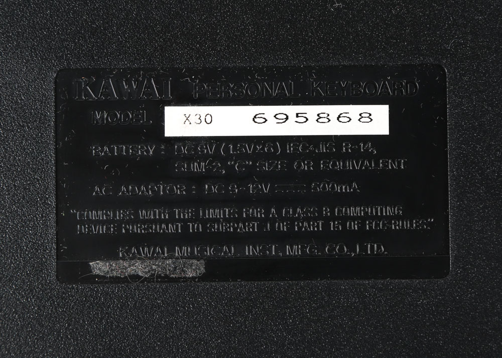 Kawai X30 Personal Keyboard