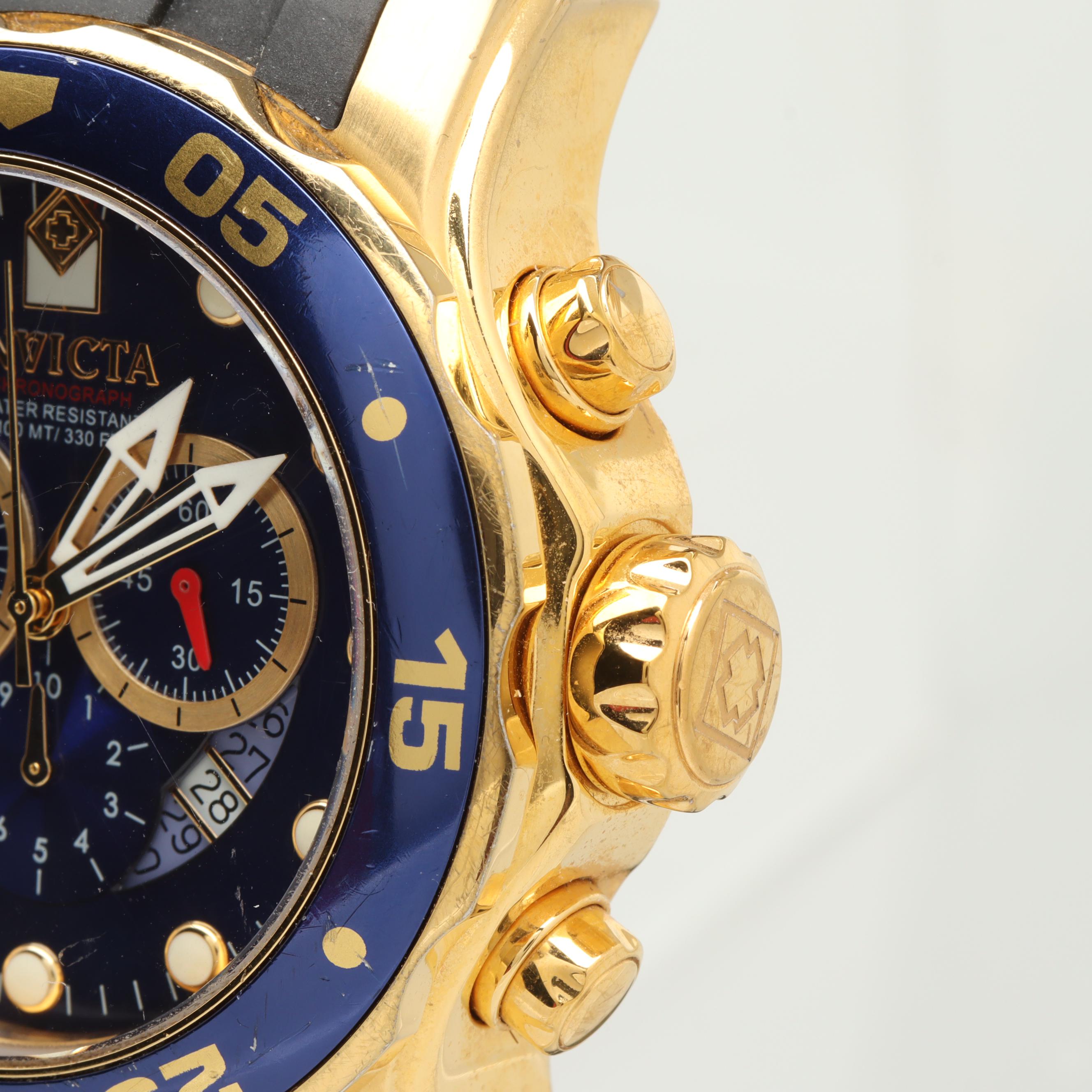 Invicta Pro Diver Model 6983 Stainless Steel Chronograph Watch