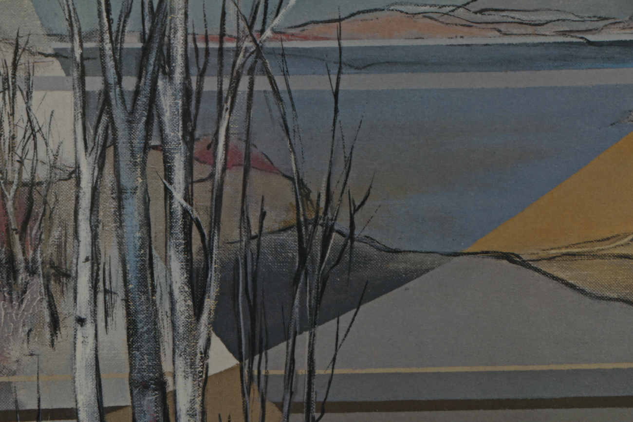 Mary Ginter Limited Edition Offset Lithograph "Aspenfrost"