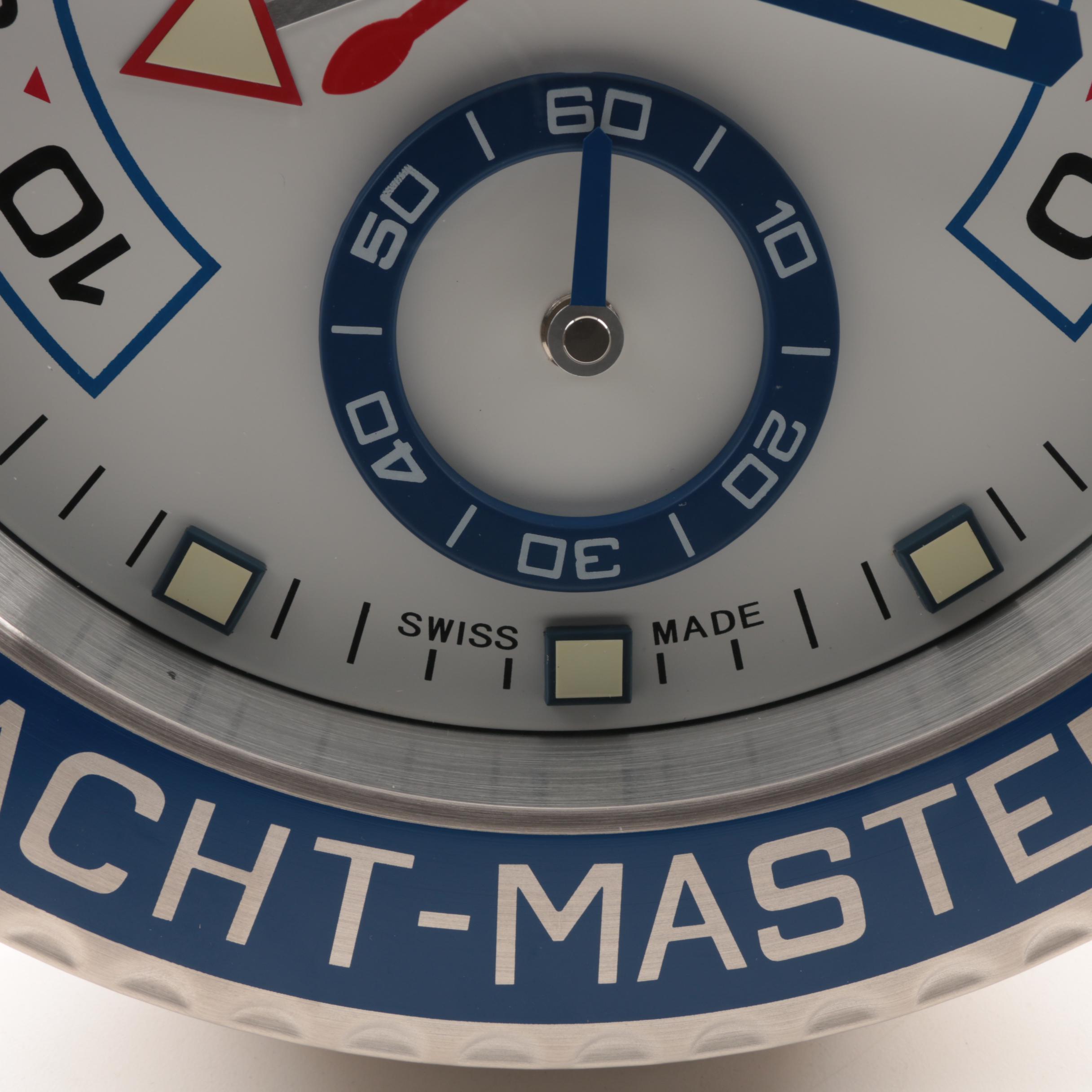 Rolex "Yacht-Master II" Dealer Wall Clock
