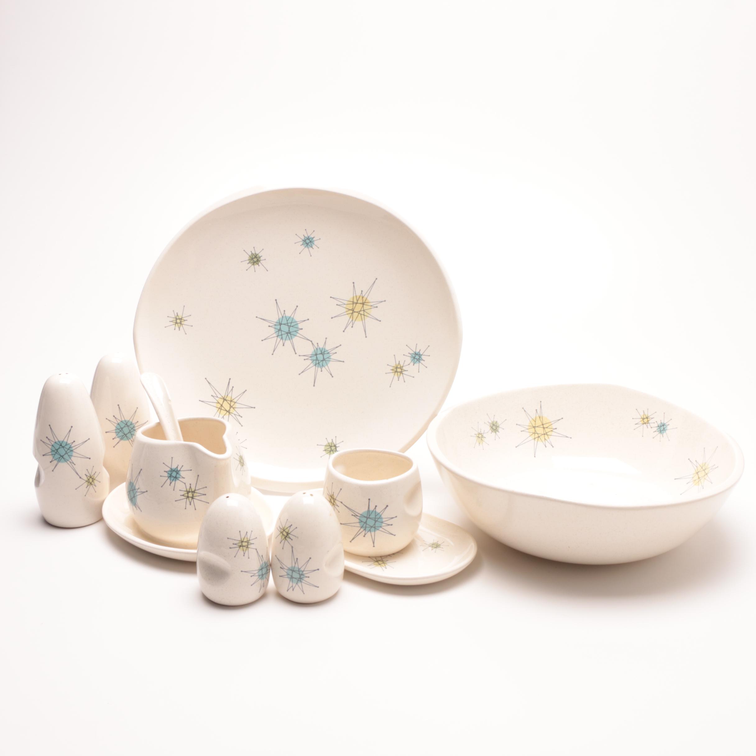 Vintage Franciscan "Starburst" Earthenware Dinner Service