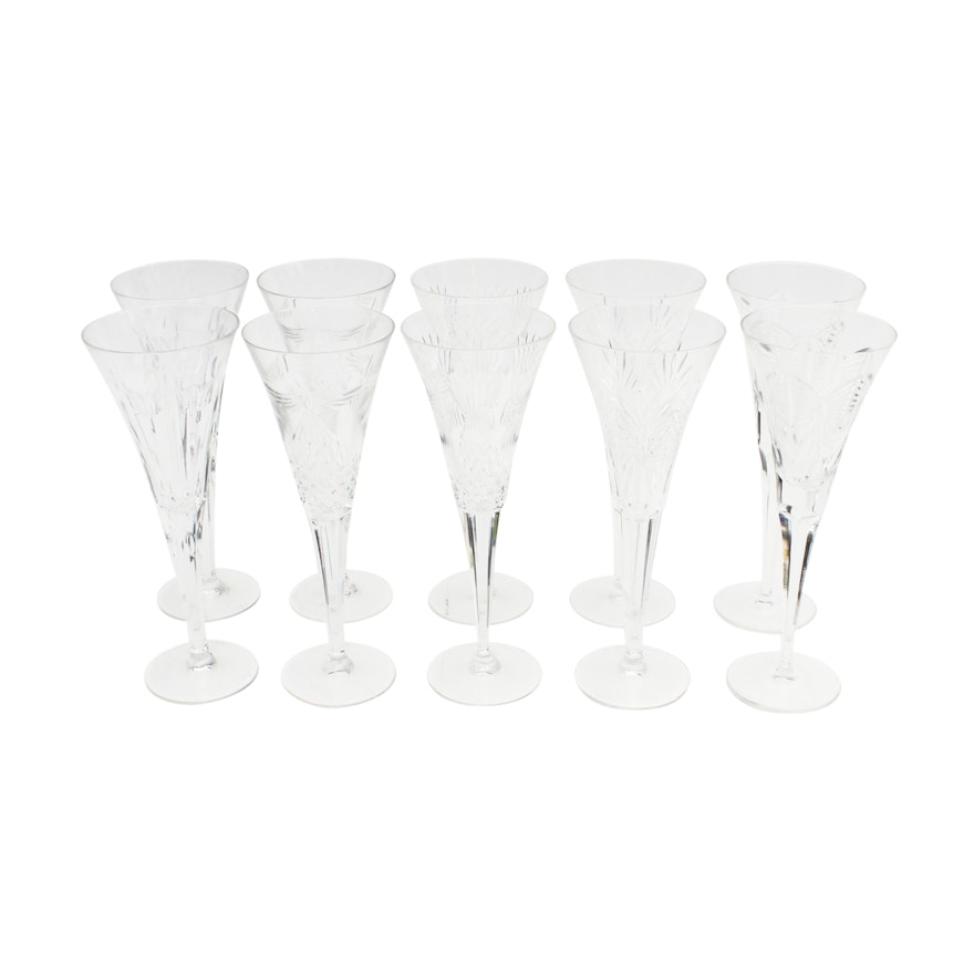 Waterford Crystal "Millennium Series" Toasting Flutes