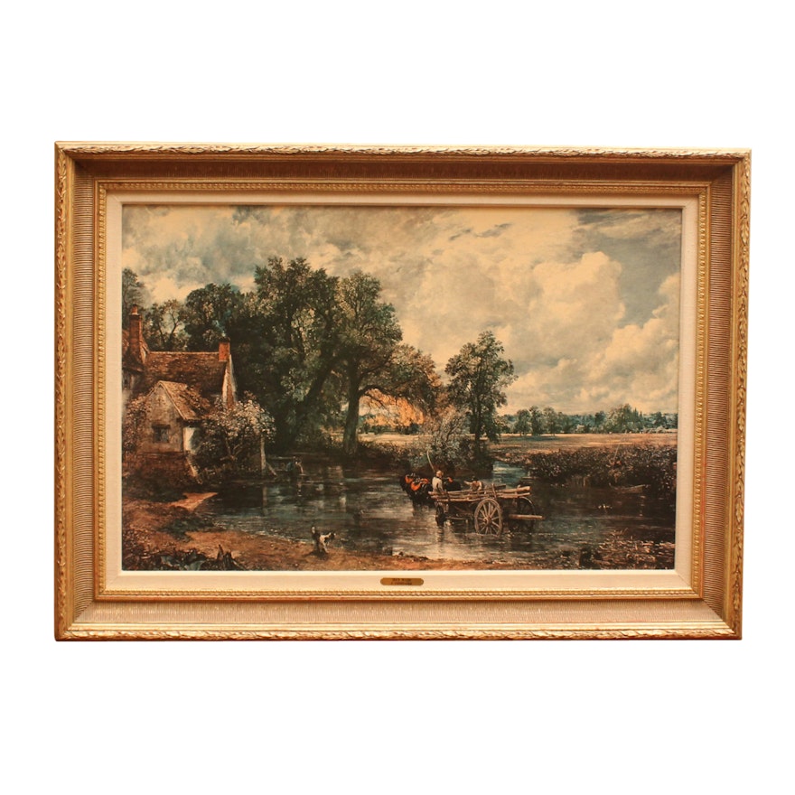 Reproduction Print After J. Constable "Hay Wain"