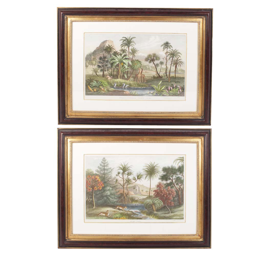 Reproduction Prints After James Steward Engravings of Landscapes