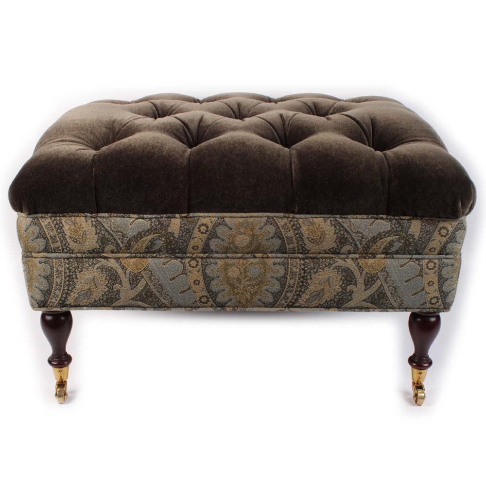 Charles Stewart Company Upholstered Ottoman
