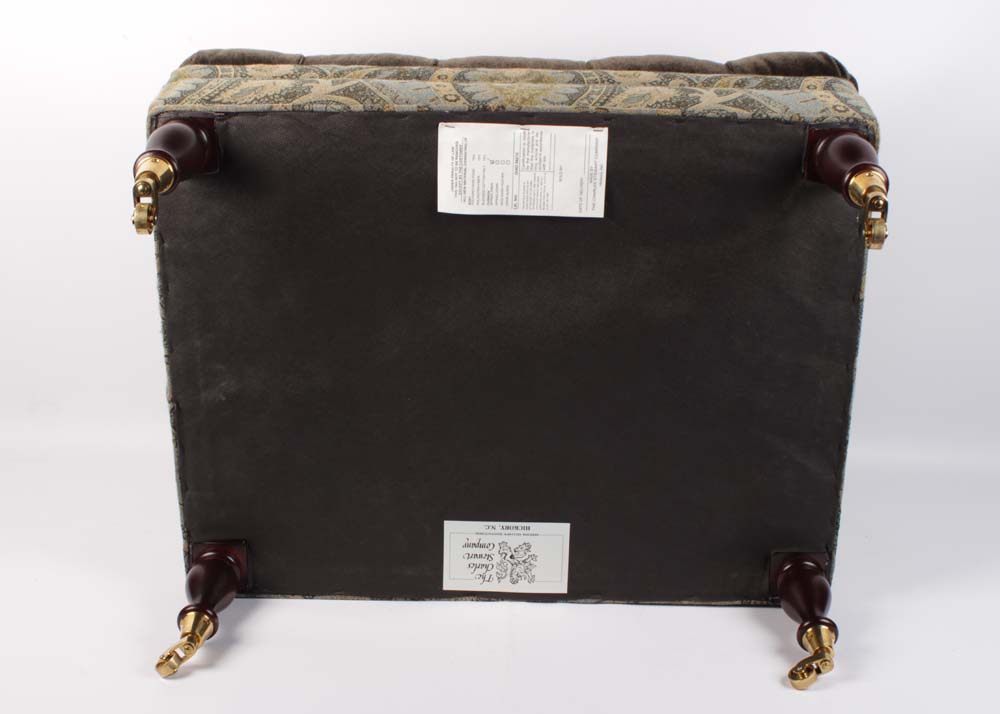 Charles Stewart Company Upholstered Ottoman