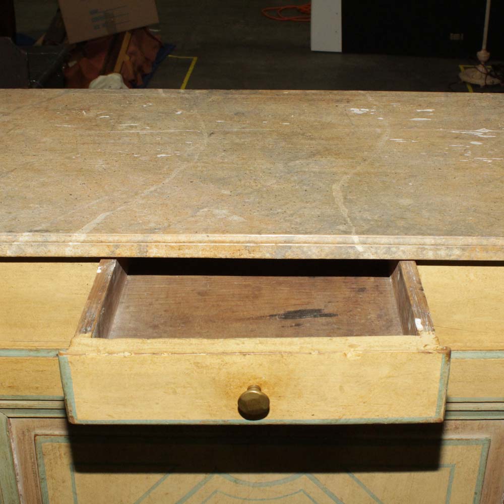 Vintage Farmhouse Style Painted Cupboard