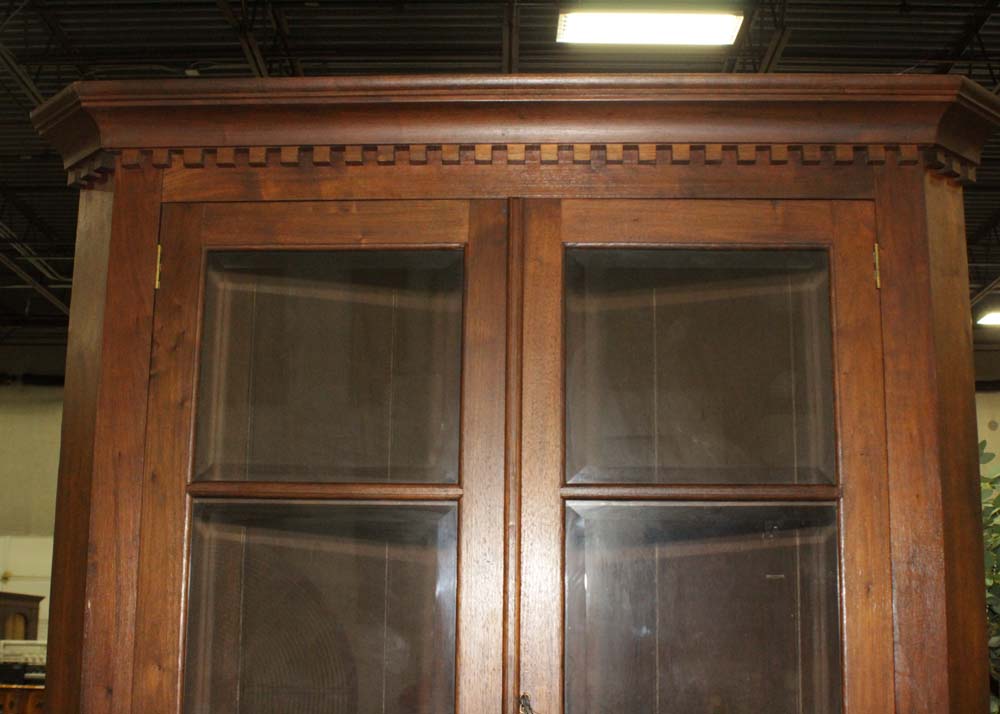 Contemporary Corner Display Cabinet