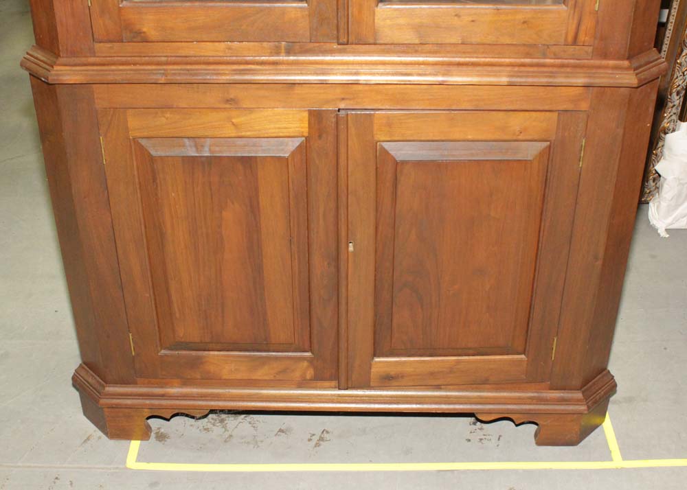 Contemporary Corner Display Cabinet