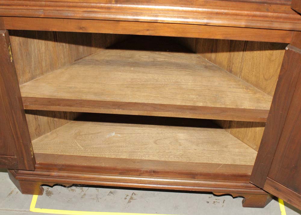 Contemporary Corner Display Cabinet