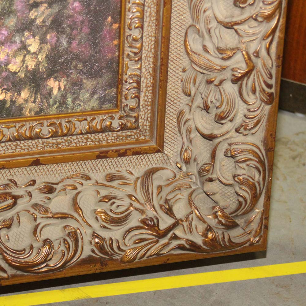 Embellished Landscape Offset Lithograph