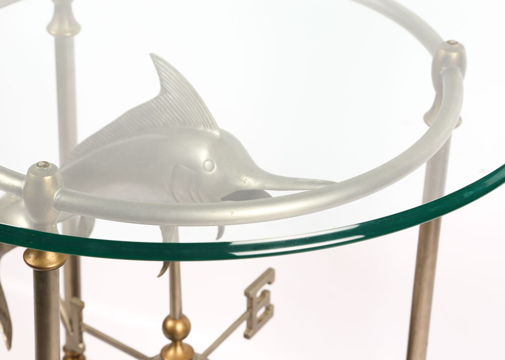 "Marlin Weathervane" Side Table from Thomasville's Ernest Hemingway Collection