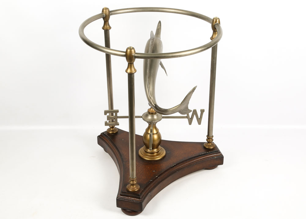 "Marlin Weathervane" Side Table from Thomasville's Ernest Hemingway Collection