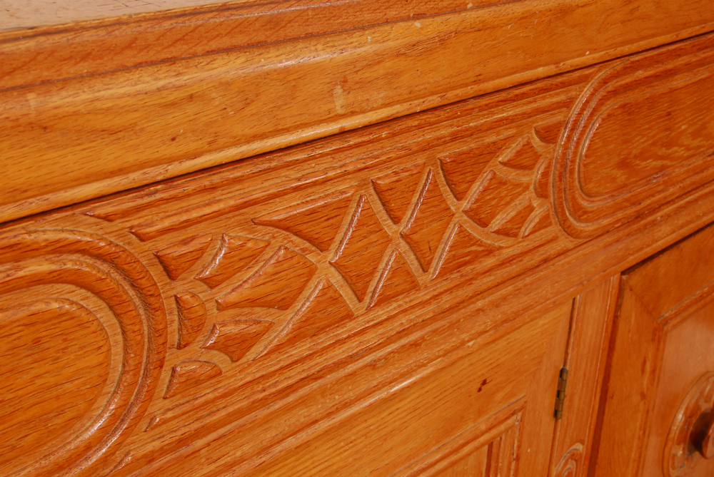 Vintage Oak Sideboard