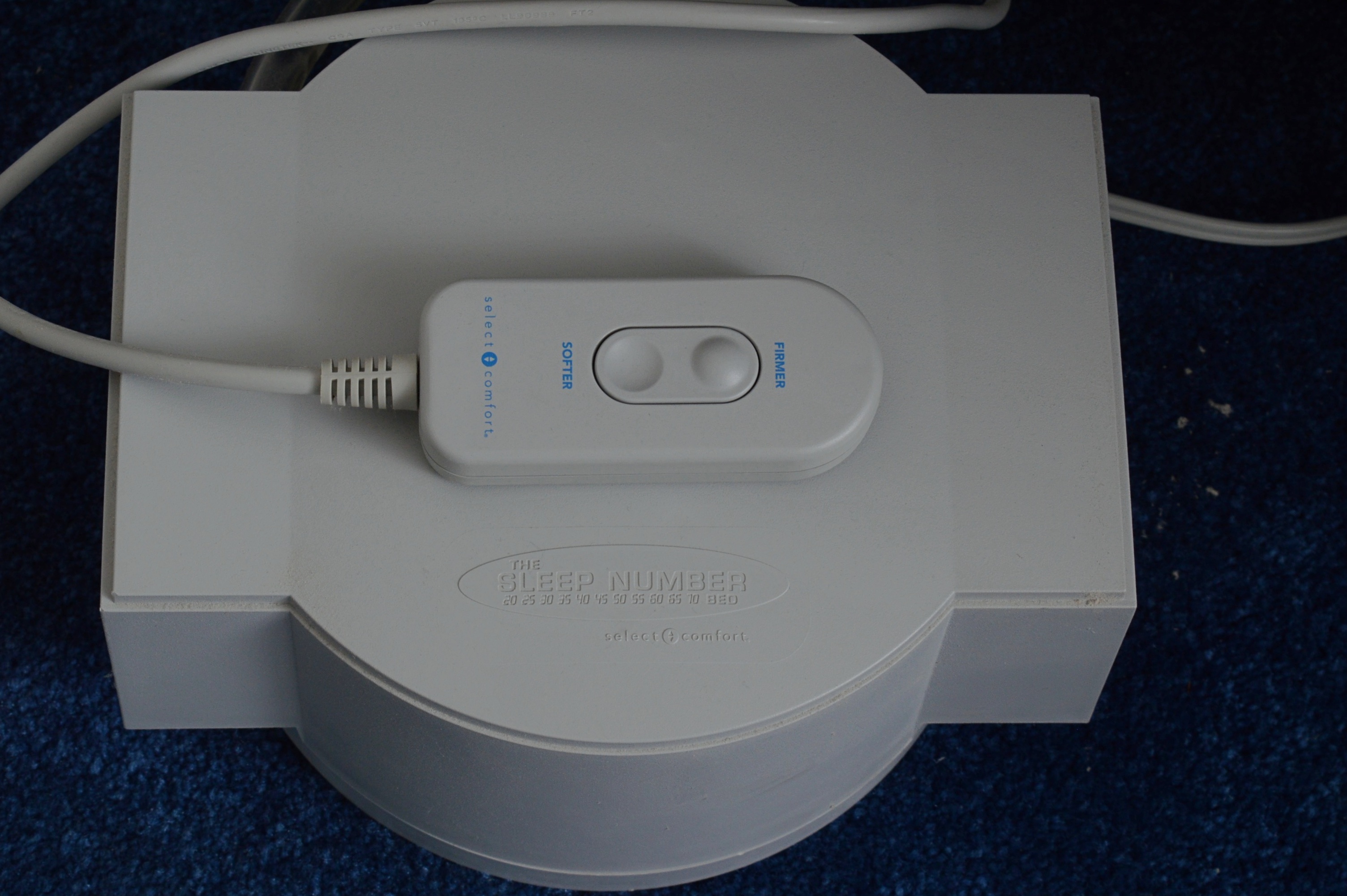 Queen Size Bed Frame with Sleep Number 300 Mattress and Bedding