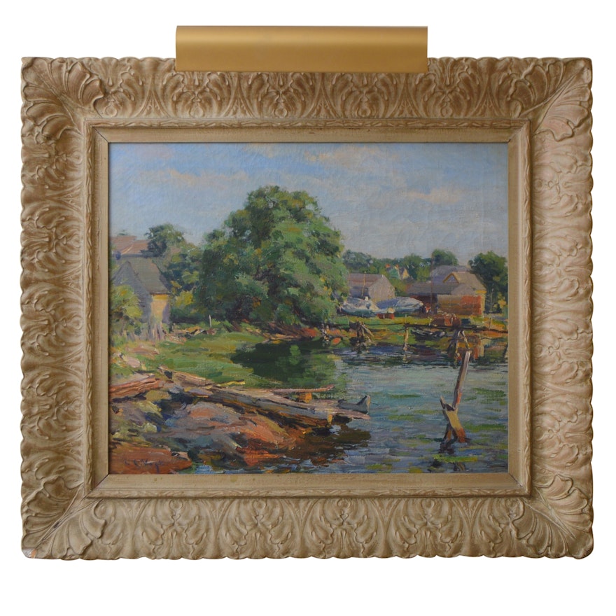 Louis Charles Vogt Oil Painting