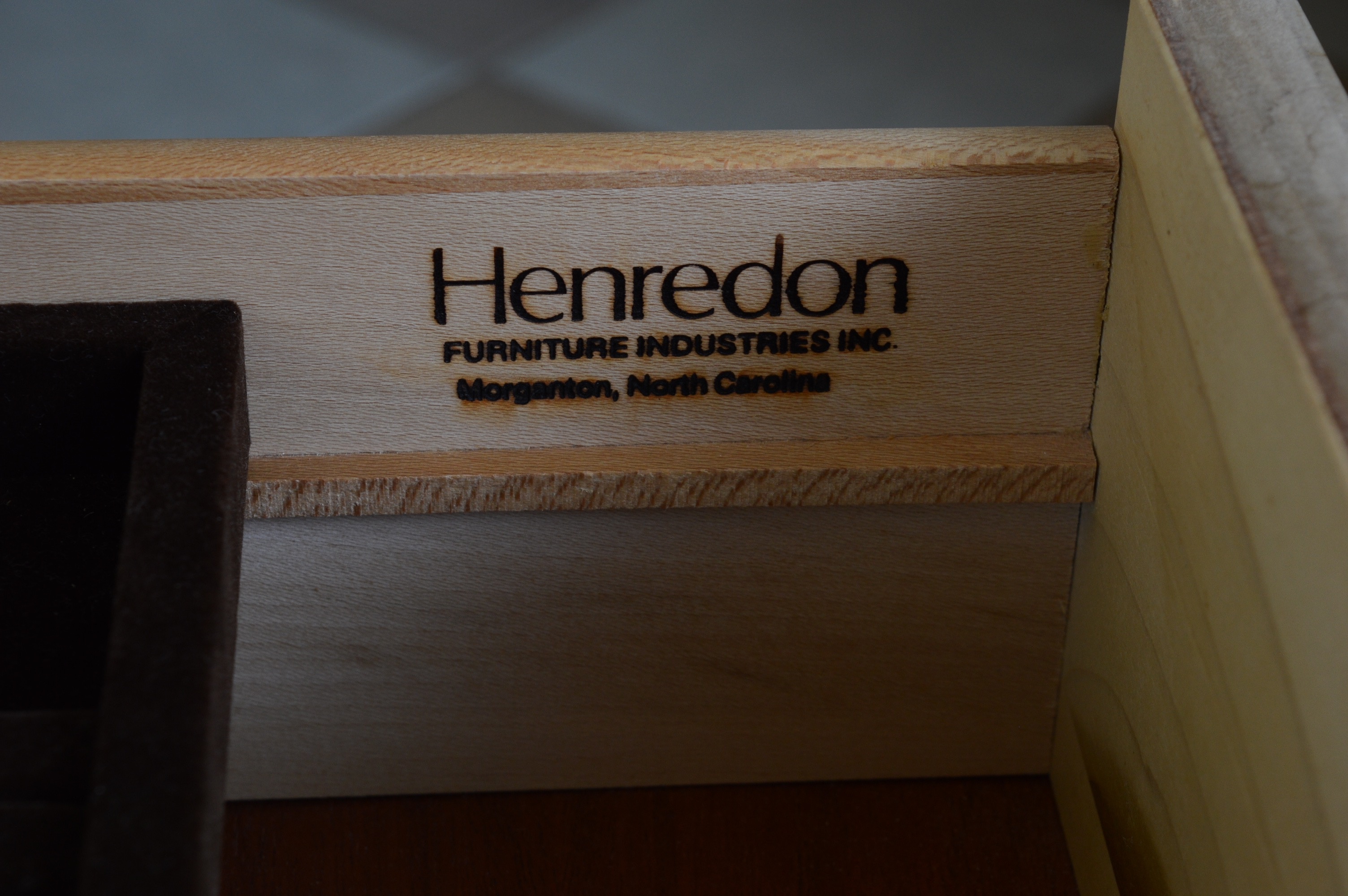 Vintage Five Piece Henredon Bedroom Set (California King Size)