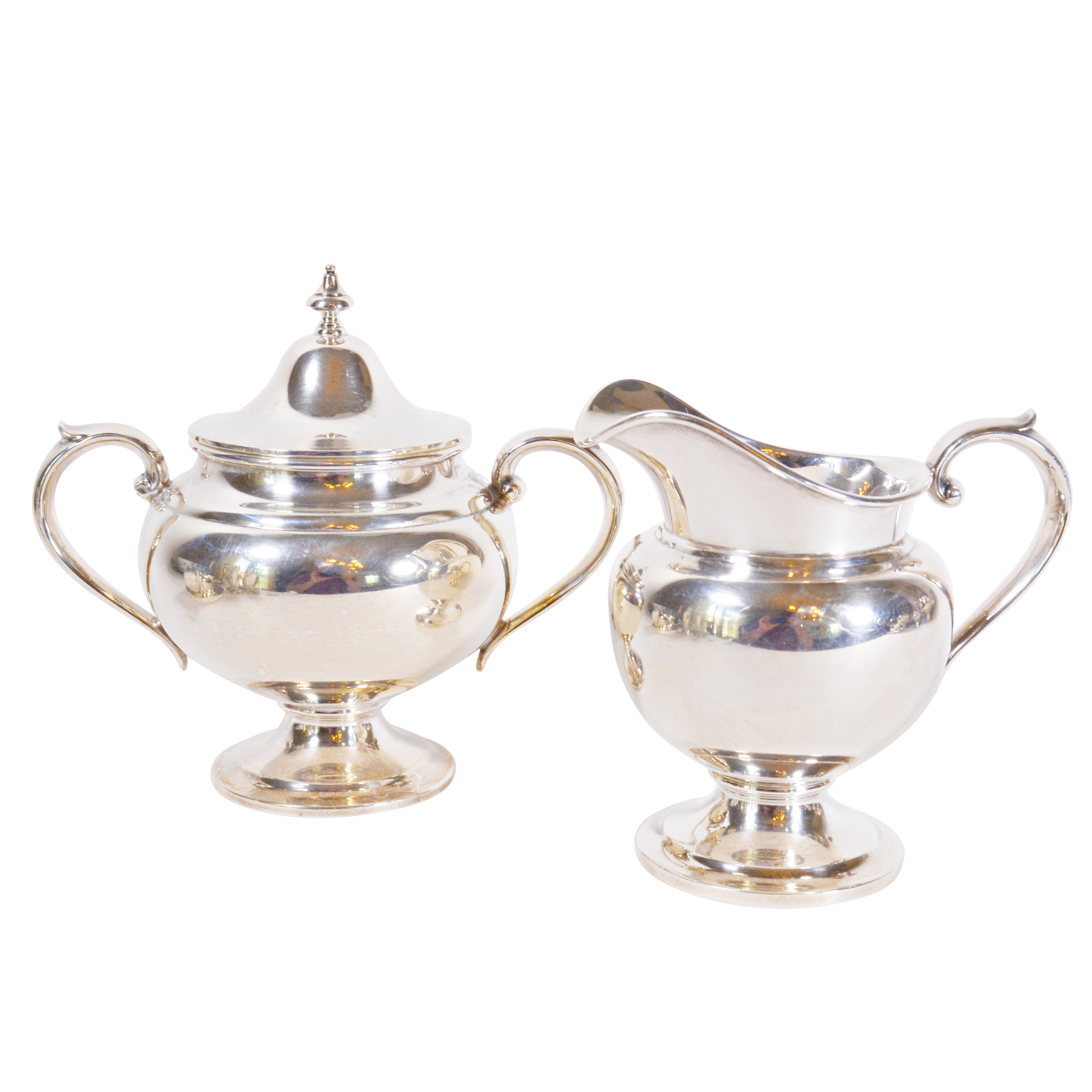 Gorham "Puritan" Sterling Silver Cream and Sugar