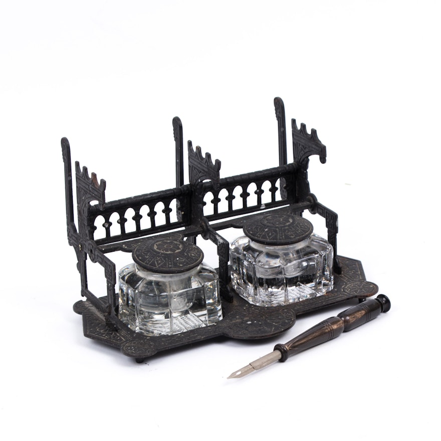 Antique Inkwell