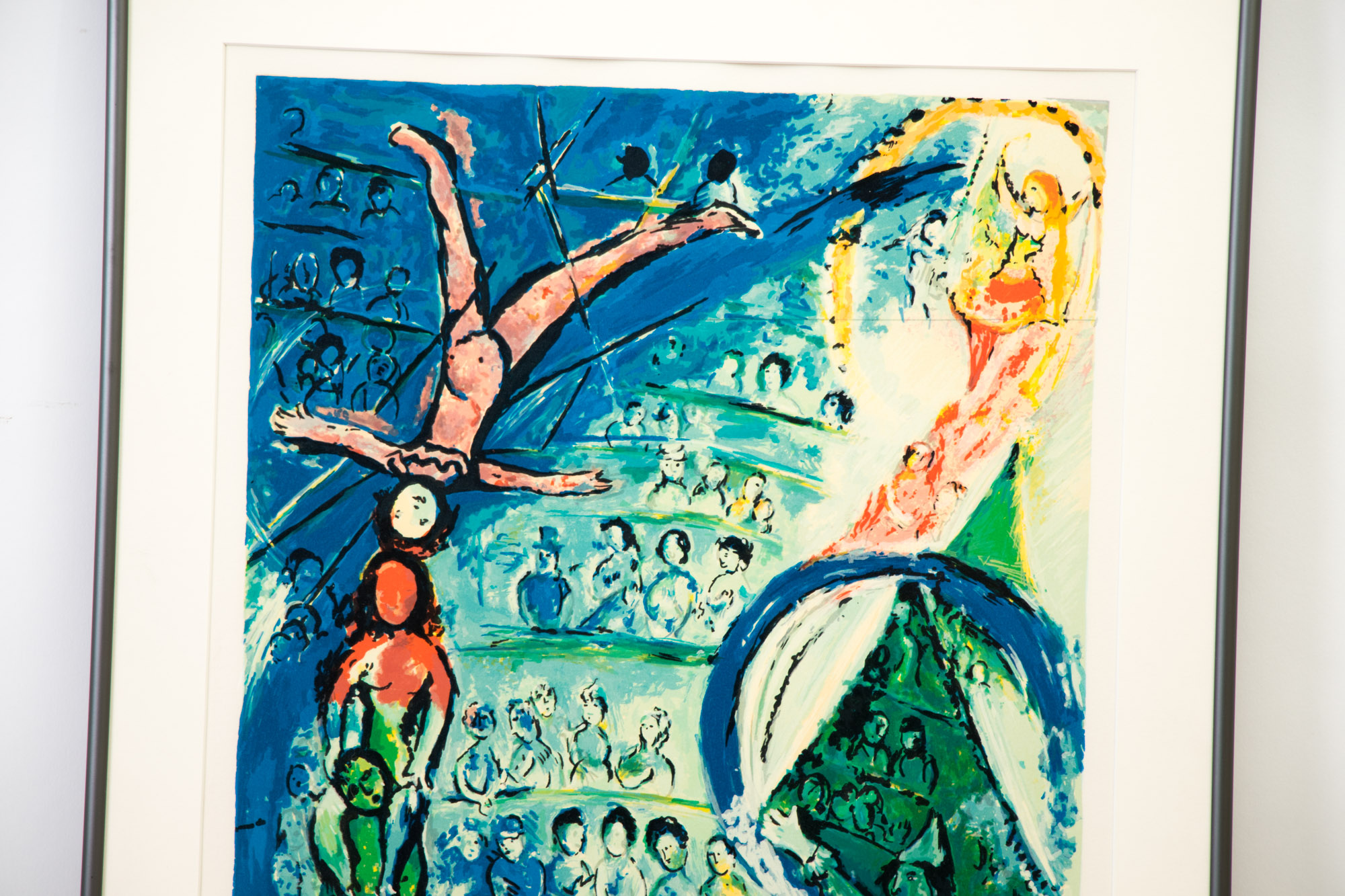 Lithograph after Marc Chagall "The Circus Musician"
