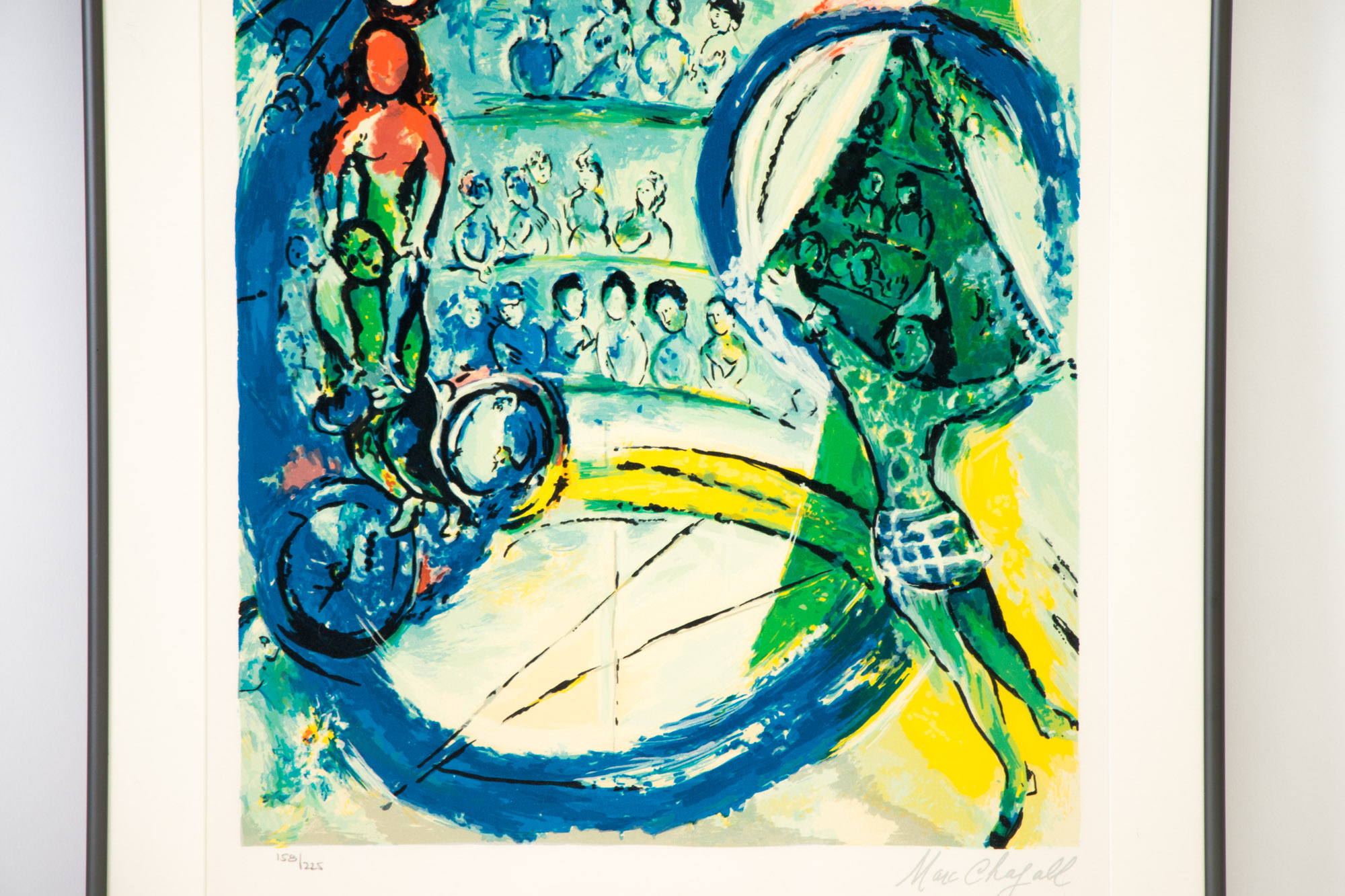 Lithograph after Marc Chagall "The Circus Musician"