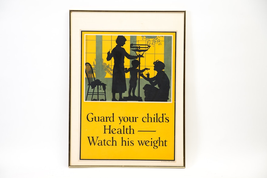 1920s National Dairy Association Advertising Poster