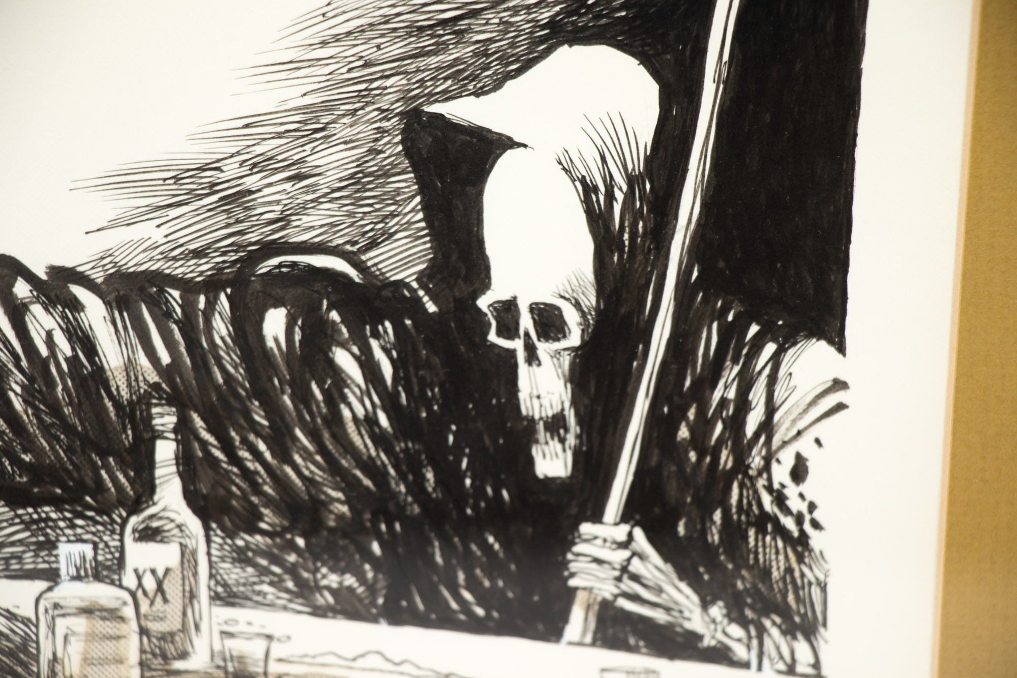 Jim Borgman Original 1989 Ink Cartoon Illustration Prototype