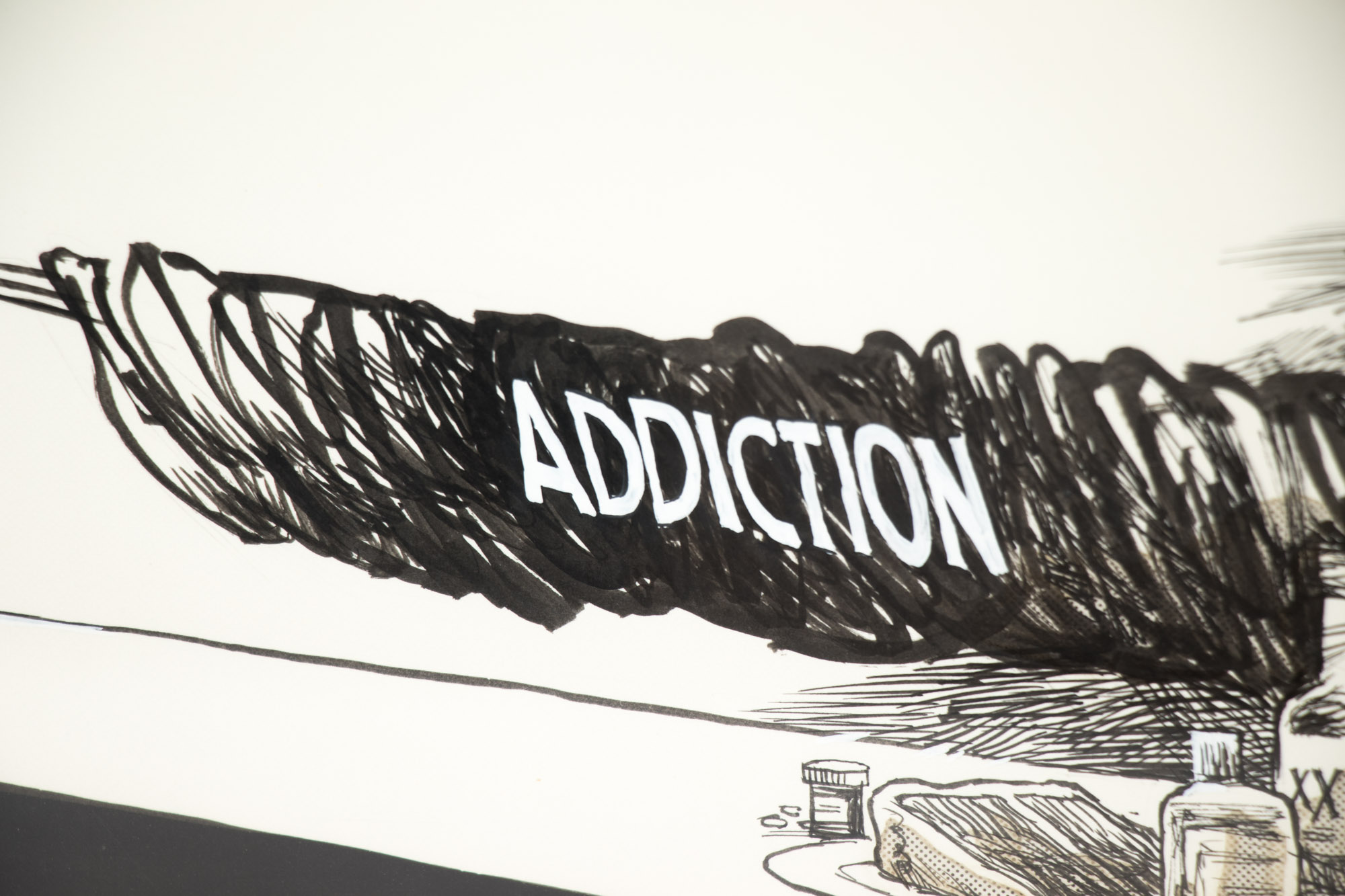 Jim Borgman Original 1989 Ink Cartoon Illustration Prototype