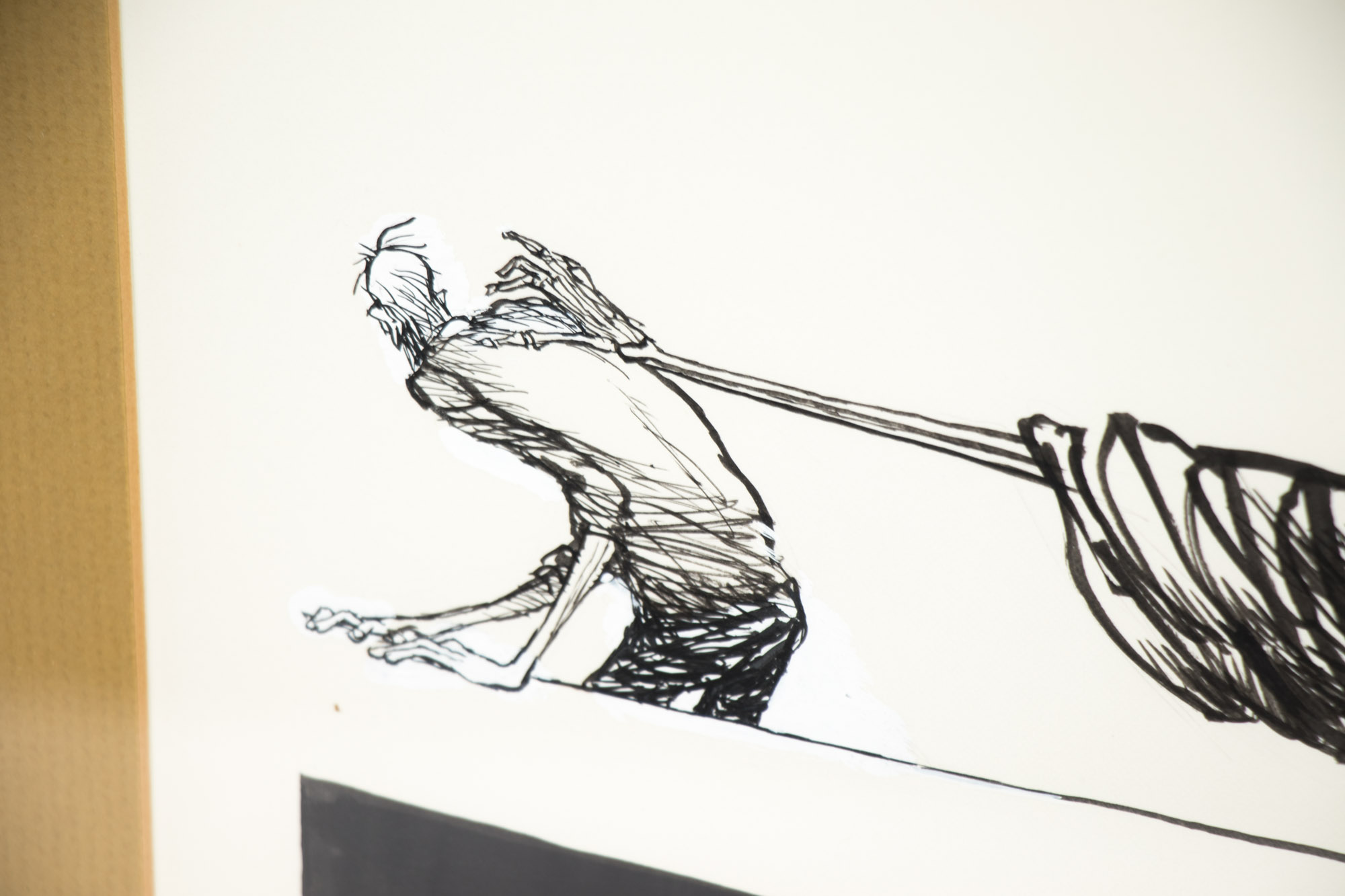 Jim Borgman Original 1989 Ink Cartoon Illustration Prototype