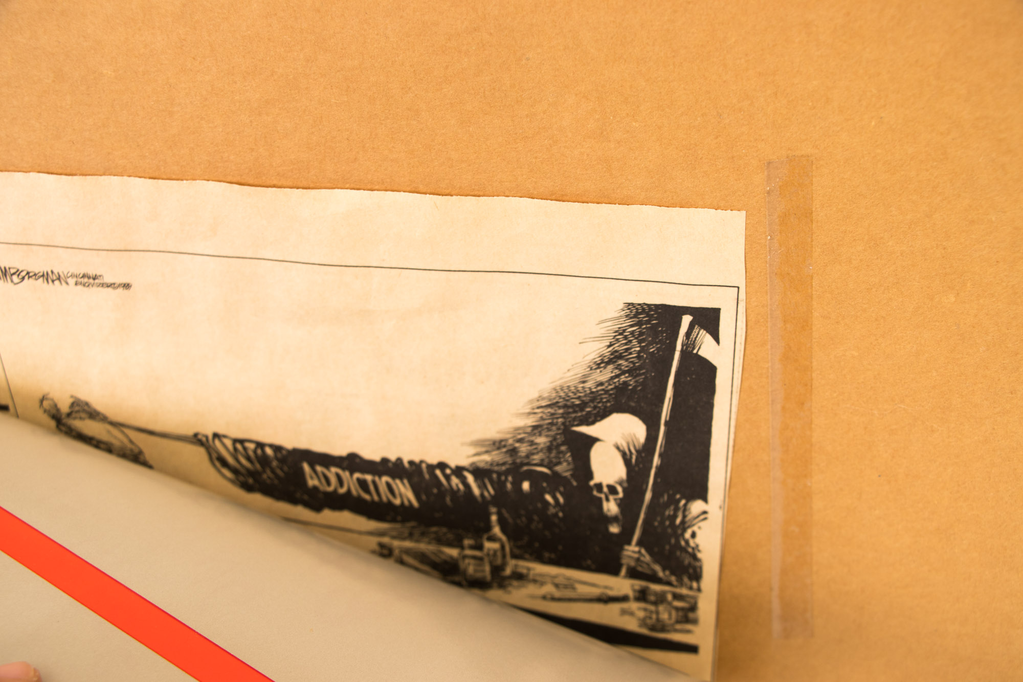 Jim Borgman Original 1989 Ink Cartoon Illustration Prototype